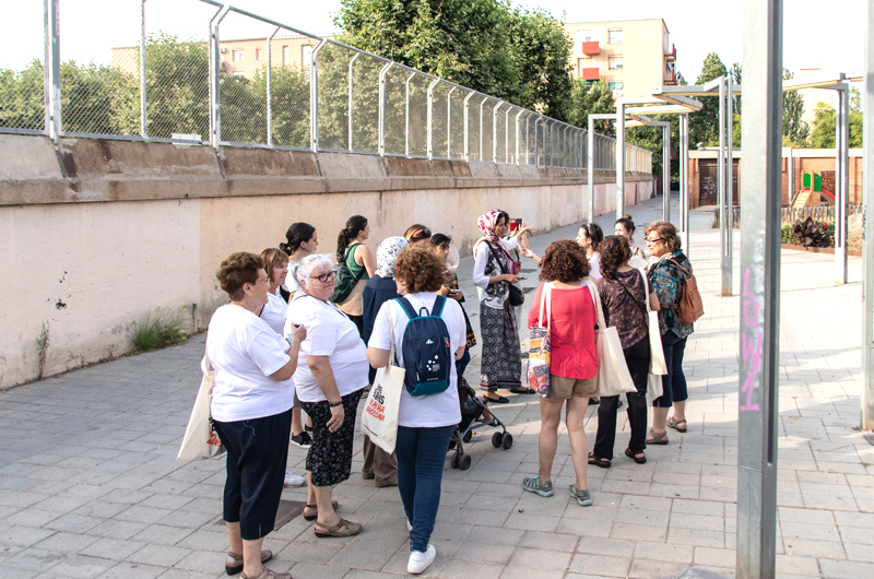 Equal Saree Barcelona urbanismo arquitectura feminista género marxa exploratòria espacio público